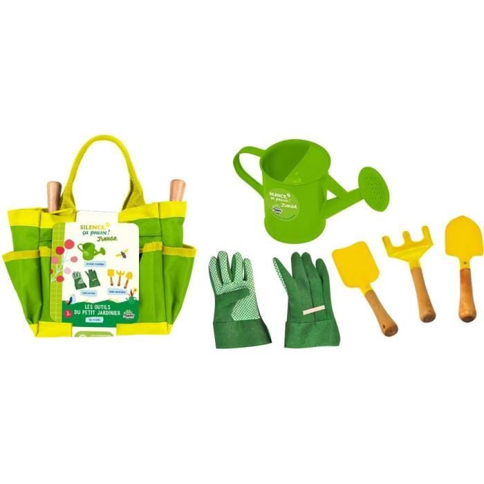 Sac de jardinage 6 Pieces - PLANETE PLANTE - Silence Ça Pousse - Des 3 ans