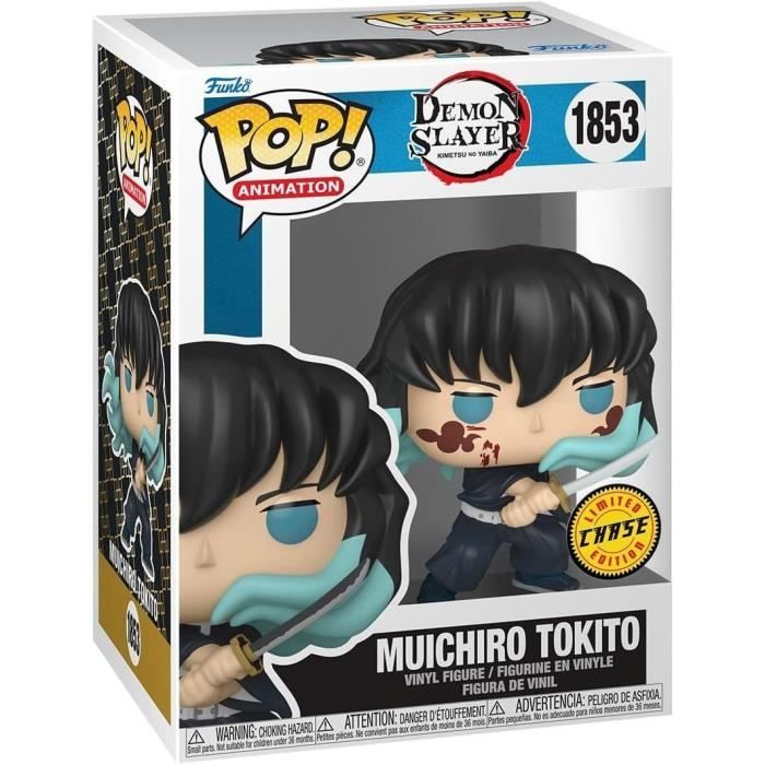 Figurine - Funko Pop! - Demon Slayer - Muichiro Tokito - 10 cm - Version Chase possible