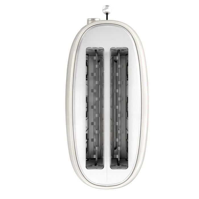 Grille-pain vintage - SWEISS - GRV8 - 2 fentes - 1500 W - Beige