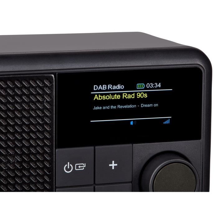 Mini Radio - MEDION - DAB/FM - Mono 2W RMS - Noir