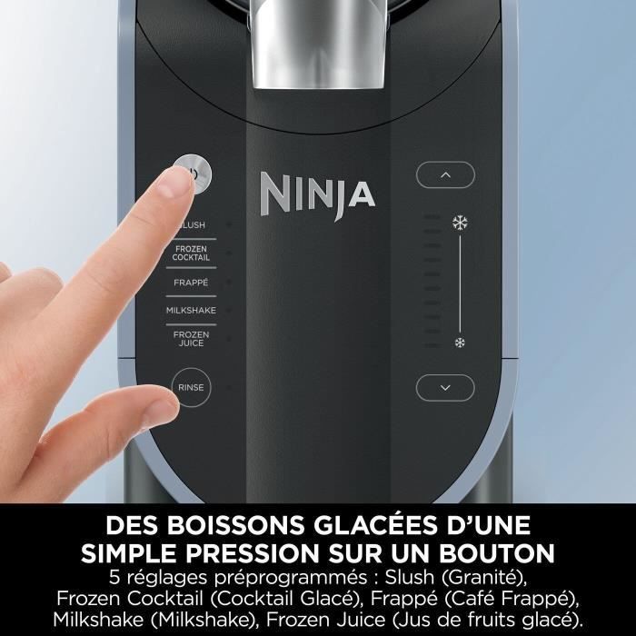 Machine a boissons glacées et granitées NINJA - Slushi FS301EU - Capacité 2,5L - 5 programmes - 800W