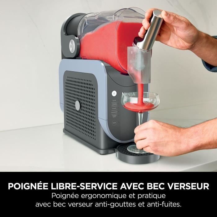 Machine a boissons glacées et granitées NINJA - Slushi FS301EU - Capacité 2,5L - 5 programmes - 800W
