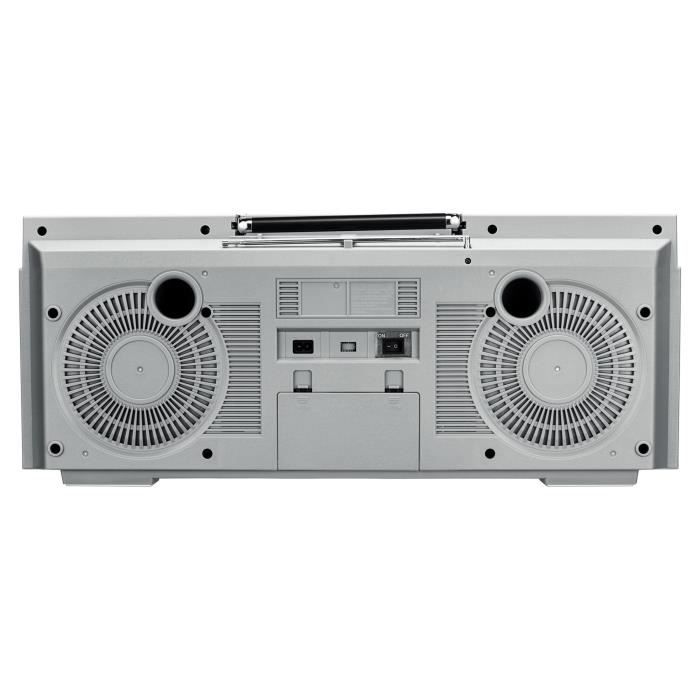 Ghetto Blaster - MEDION - Vintage - DAB+ - CD/Cassette/USB/MP3 - 2x10W RMS - Silver