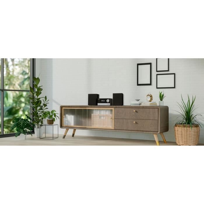Mini Chaîne HiFi - MEDION - DAB/PLL UKW - Lecteur CD - Bluetooth 5.3 - 2x15W RMS