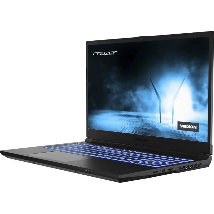 PC Portable Gamer ERAZER Crawler E30 MD62544 - Windows 11 - 15,6 FHD IPS 144Hz - RTX 3050 - Core i5-12450H - RAM 16Go - 512Go SSD