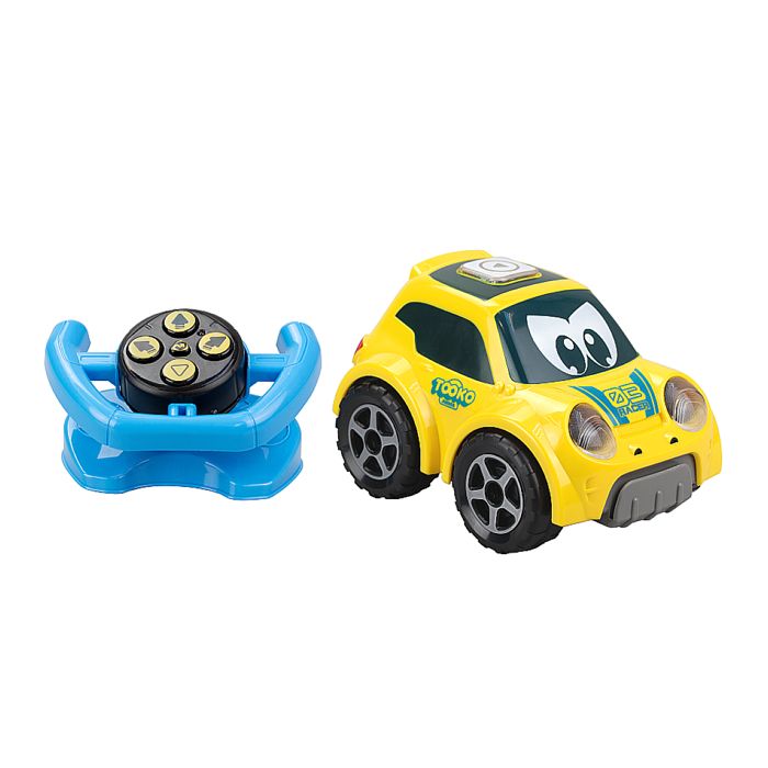 Voiture télécommandée - TOOKO - FOLLOW ME - Yellow - Avec volant - Des 2 ans