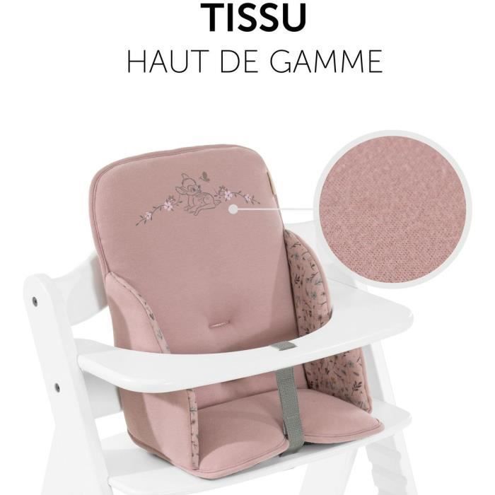 Réducteur pour chaise haute - HAUCK - Anti-dérapant - Bambi Rose