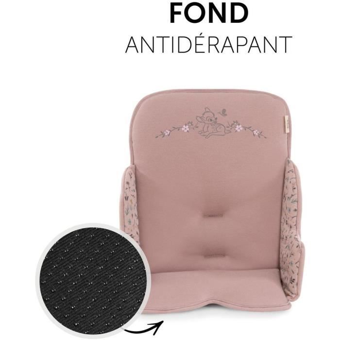 Réducteur pour chaise haute - HAUCK - Anti-dérapant - Bambi Rose
