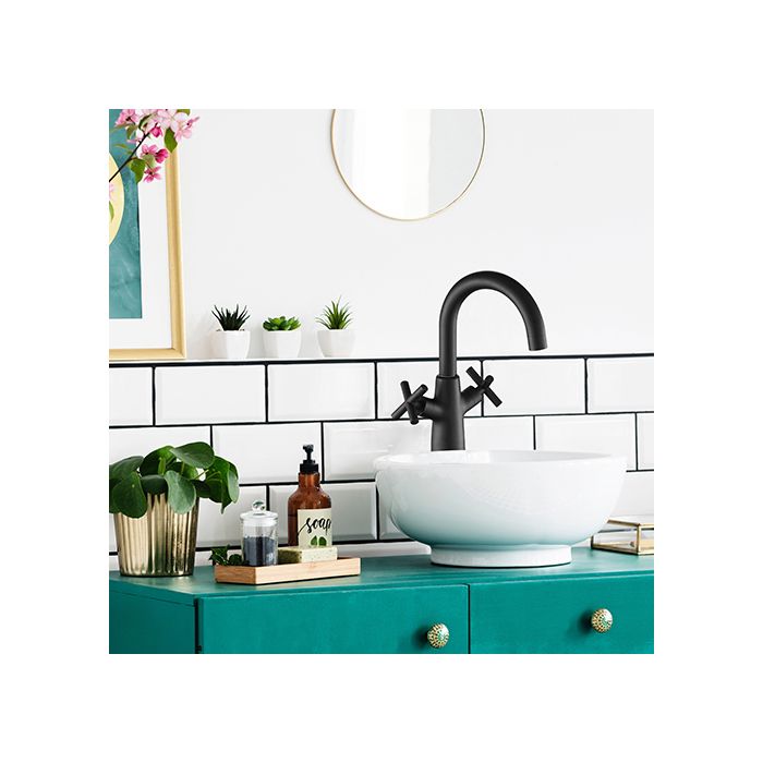 Mélangeur lavabo haut - EDOUARD ROUSSEAU - NANKA - Noir