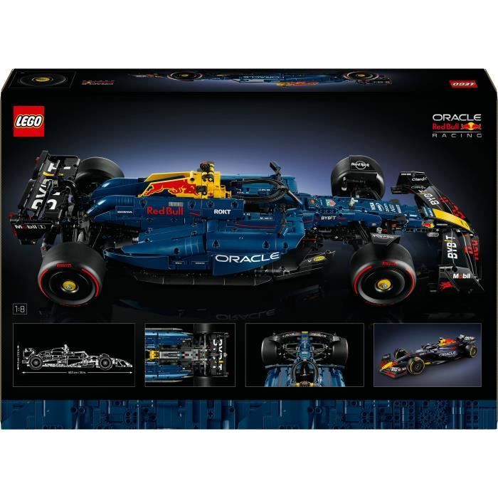 LEGO Technic F1 Oracle Red Bull Racing RB20 - Jeu de Construction Collector pour Adulte - Inclut Un Moteur V6 et Une boîte de Vitess