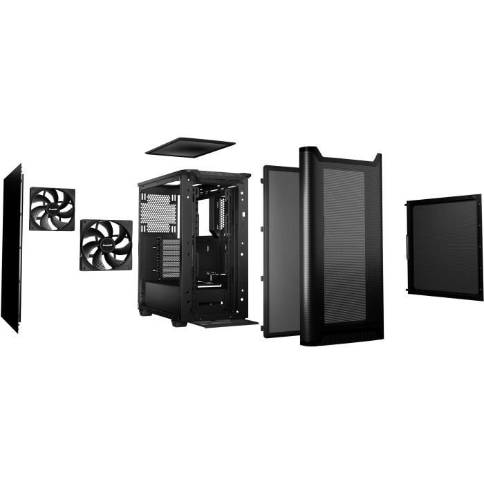 Boîtier PC - BE QUIET! - Pure Base 501 Airflow - Moyen Tour - Mini-ITX - Noir