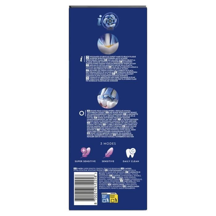 Brosse a dents électrique - ORAL-B - iO2 - Vert Foret - 3 modes de brossage - Minuteur 2 minutes