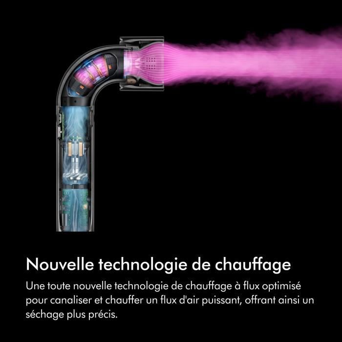 DYSON - Seche-cheveux - Supersonic R - Cheveux raides a ondulés - Rose céramique - 1700 W