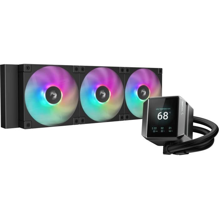 Refroidissement PC - DEEPCOOL - MYSTIQUE 360 ARGB - 12 cm - 600-2400 tr/min - Noir