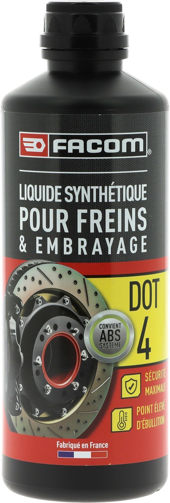 Liquide de frein - FACOM - DOT4 - 500 ml