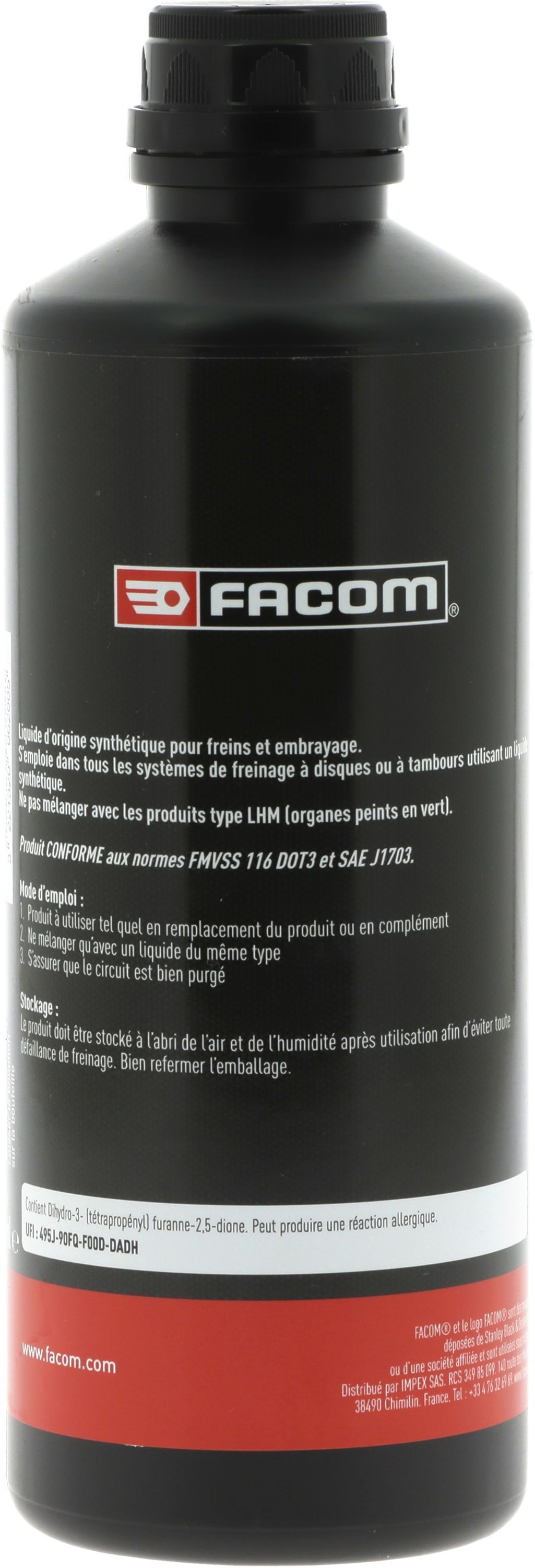 Liquide de frein DOT3 - FACOM - 500 ml