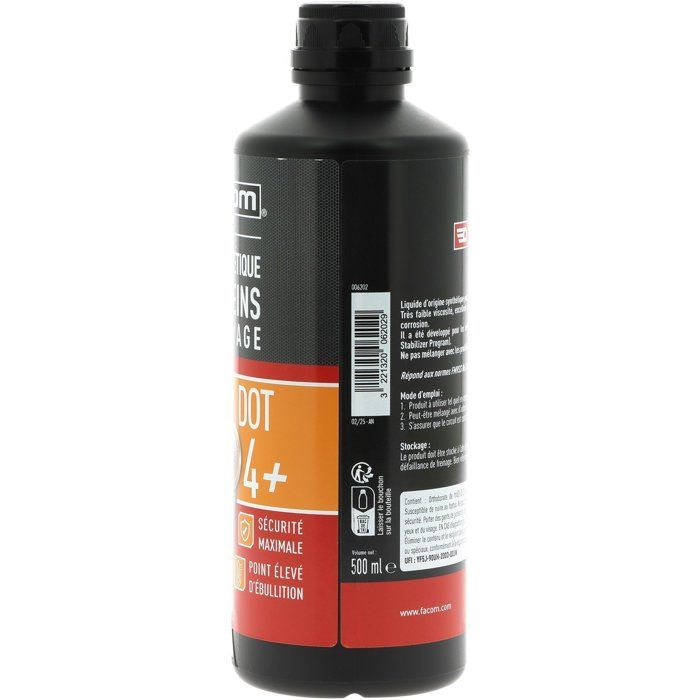 Liquide de frein DOT4+ - FACOM - 500 ml