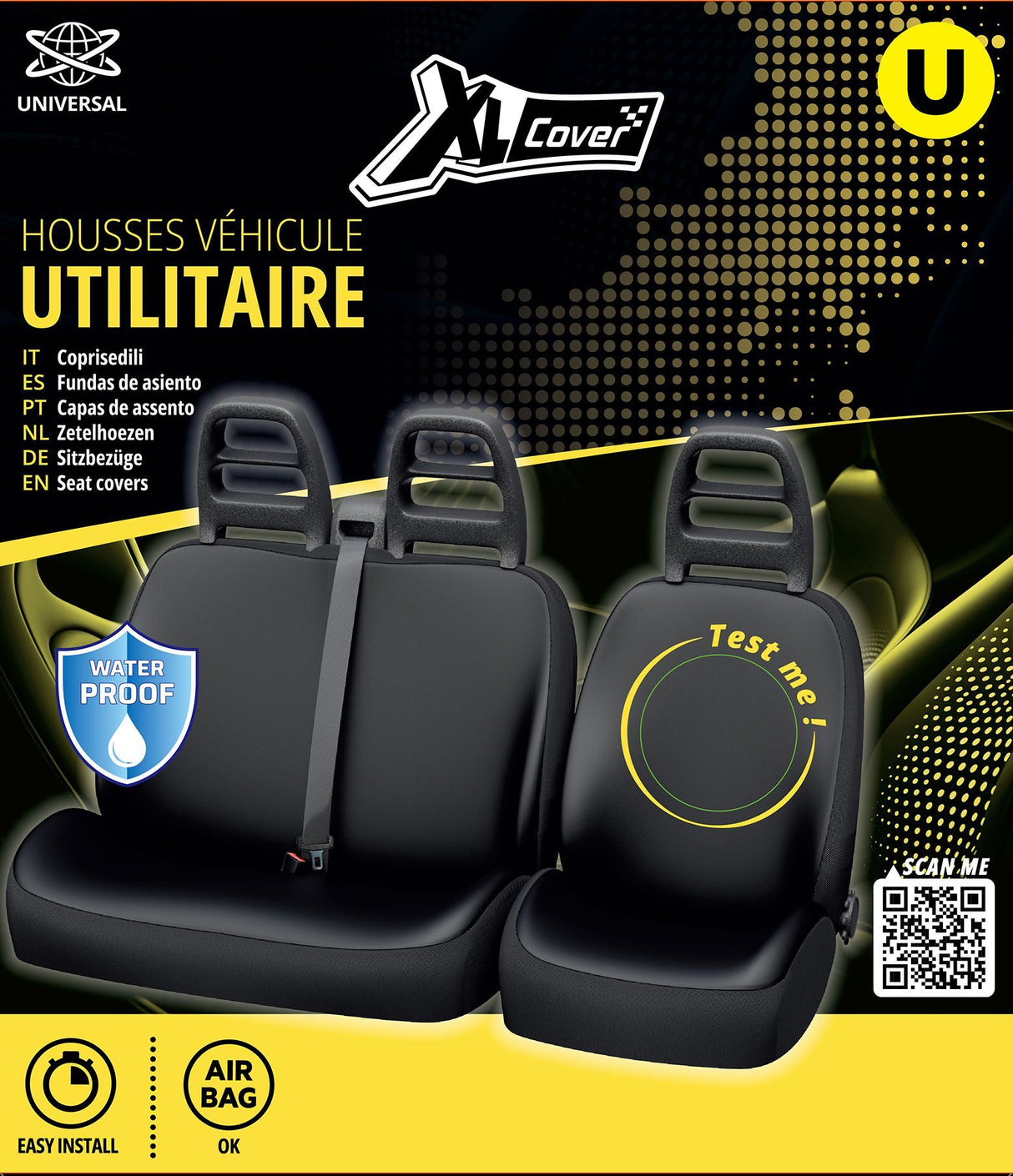 Housses auto- XLCOVER - Utilitaire - Housses siege conducteur et banquette