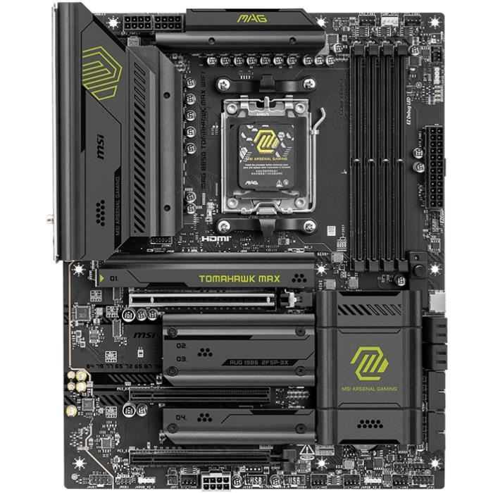 Carte mere - MSI - MAG B850 TOMAHAWK MAX WIFI - AM5 - DDR5 - ATX