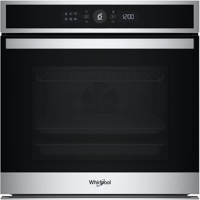 Four encastrable - WHIRLPOOL - WOI4IS8PM0XAF - 73 L - Pyrolyse - Inox - A+