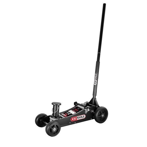 Cric hydraulique - KS TOOLS - 161.0362F - Cric tout terrain - Outillage mecanique auto 3t - Noir
