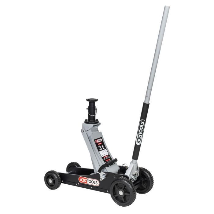 Cric hydraulique - KS TOOLS - 161.0362F - Cric tout terrain - Outillage mecanique auto 3t - Noir