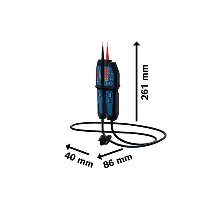 Testeur de tension BOSCH PROFESSIONAL - GVT 1000-15 - 1?000 V - 2 piles + poche