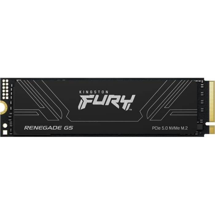 KINGSTON - FURY Renegade G5 - SSD interne - 4 To - M.2 2280 - PCI Express 5.0 x4 (NVMe) - Lecture jusqu'a 10 000 Mo/s