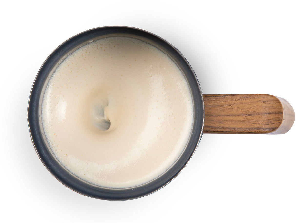 Mousseur a lait - DOMO - DO745MF - 500 W - 150 ml - Socle 360° - Gris/Bois