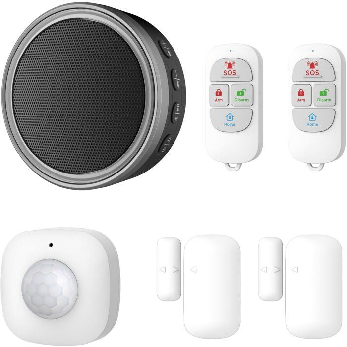 Kit Alarme -KYF - 868Mhz - Wifi sirene intégré 90dB - 2 Flashs lumineux - 2 Télécommandes
