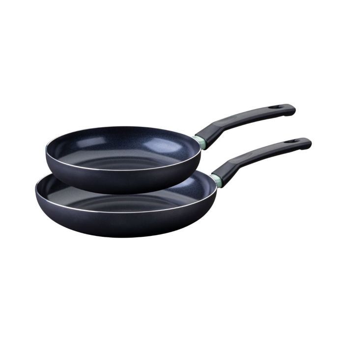 Set de 2 poeles - FACKELMANN - Brandao - Antiadhésives céramique - 24 et 28 cm