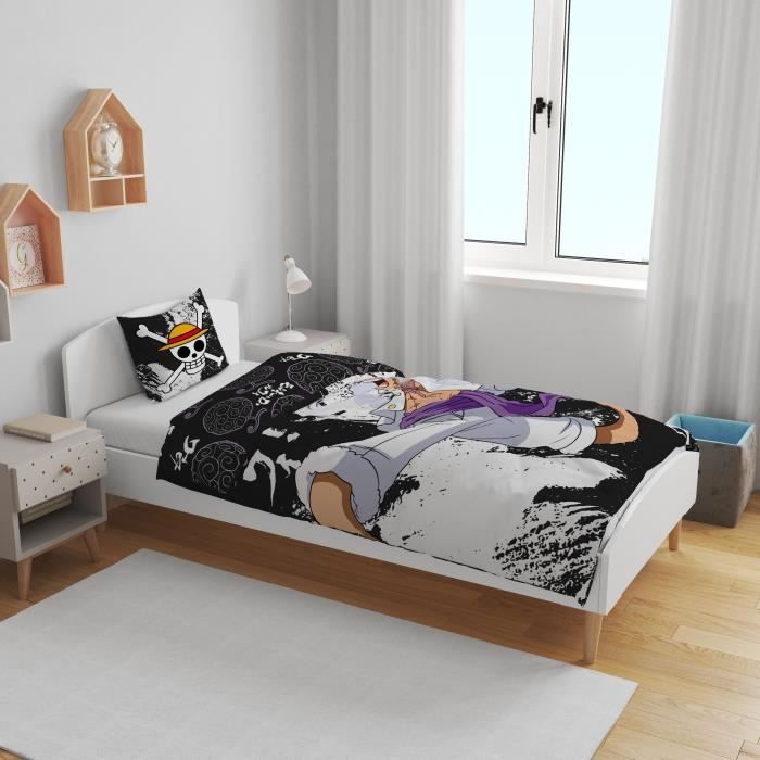 Parure de lit - ONE PIECE - Luffy Gear 5 - Microfibre - 1 housse de couette 140 x 200 cm + 1 taie 63 x 63 cm