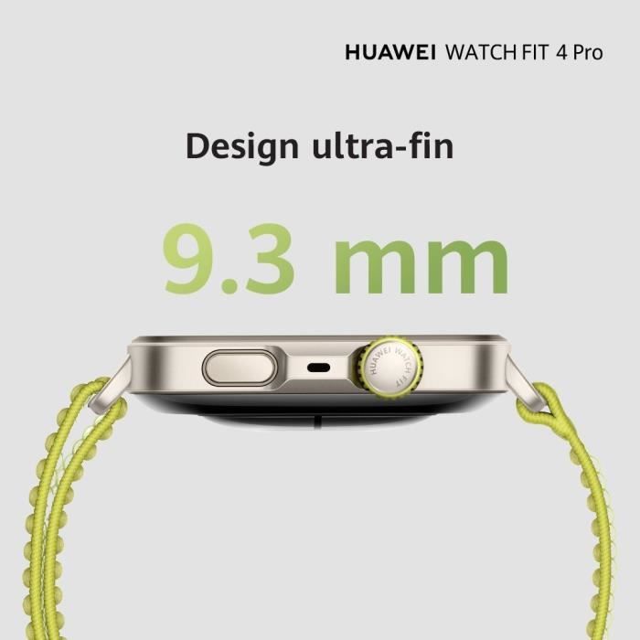 Montre connectée - HUAWEI - Watch FIT 4 PRO - Noir