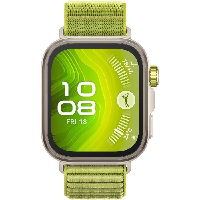 Montre connectée - HUAWEI - Watch FIT 4 PRO - Vert