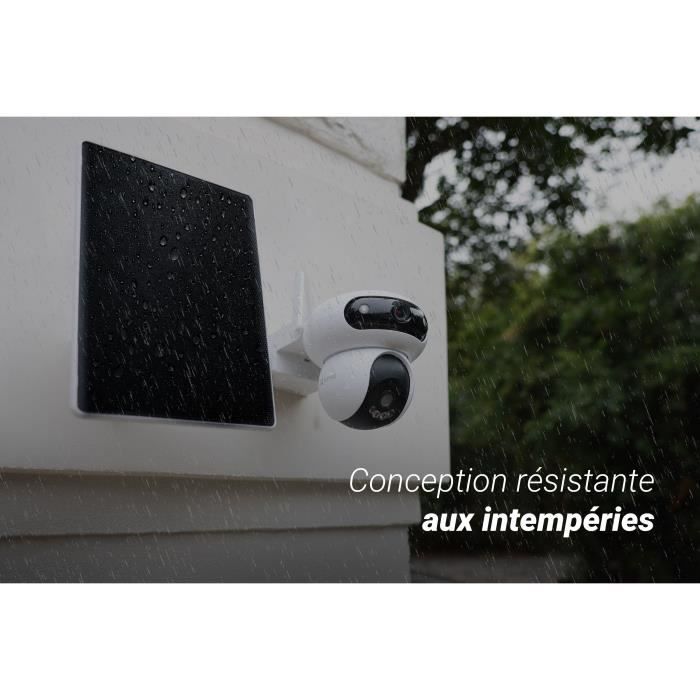 Caméra de surveillance - EZVIZ - HB90 - Panneau solaire 8W - Vision nocturne - Motorisée - Extérieur