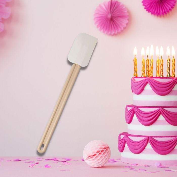 Ensemble de 2 Maryses de pâtisserie et de cuisine - FACKELMANN - Manche en résine - 42 cm