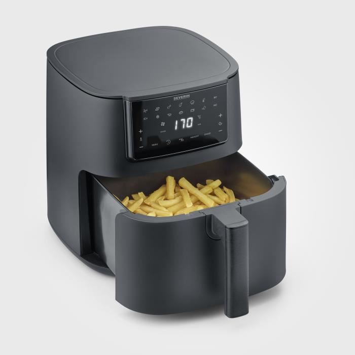 Friteuse sans huile SEVERIN - Airfryer FR2462 - Capacité 7L - 11 programmes - 1700W