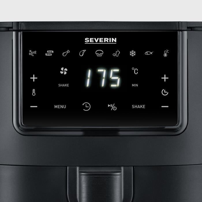 Friteuse sans huile SEVERIN - Airfryer FR2461 - Capacité 4L - 8 programmes - 1300W