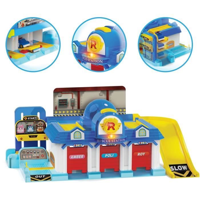 Playset QG - Garage mini véhicules - SILVERLIT - 1 véhicule inclus - Des 3 ans