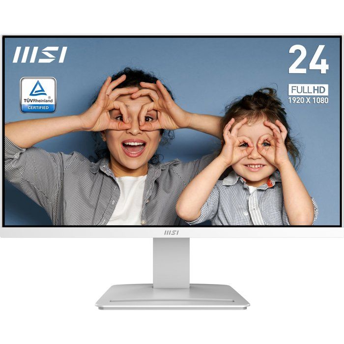 Ecran PC - MSI - 23,8'' - FHD - 100Hz - Dalle VA - 1ms - Blanc - PRO MP2412W