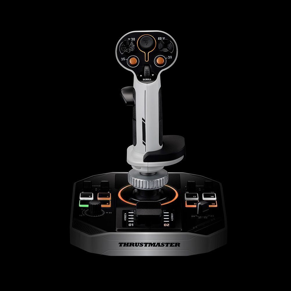 Joystick spatial - THRUSTMASTER - Sol-R 2 HOSAS Space Sim Duo - Ambidextre - 88 boutons - Technologie H.E.A.R.T. 16 bits