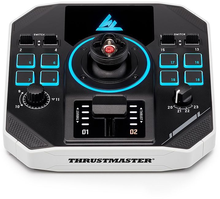 Joystick spatial - THRUSTMASTER - Sol-R 2 HOSAS Space Sim Duo - Ambidextre - 88 boutons - Technologie H.E.A.R.T. 16 bits