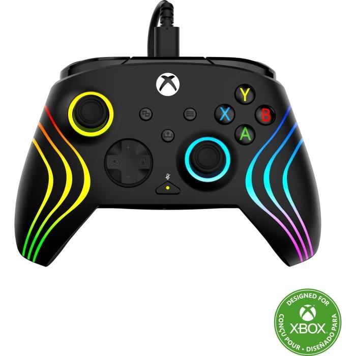 Manette de jeu RGB filaire - TURTLE BEACH - TBC-2002-05 - Afterglow™ Wave - Noir - Xbox/PC