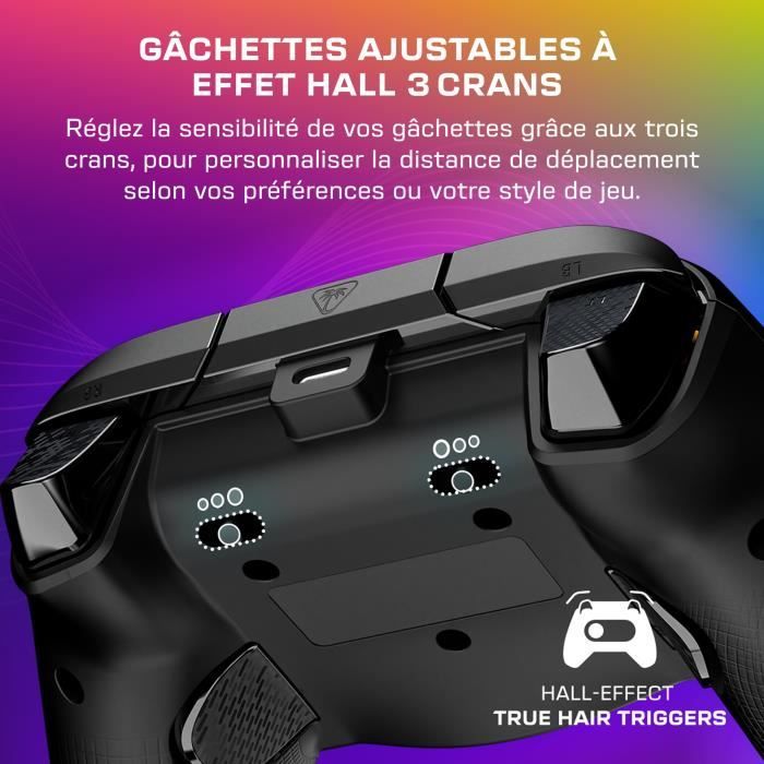 Manette de jeu RGB filaire - TURTLE BEACH - TBC-2002-05 - Afterglow™ Wave - Noir - Xbox/PC