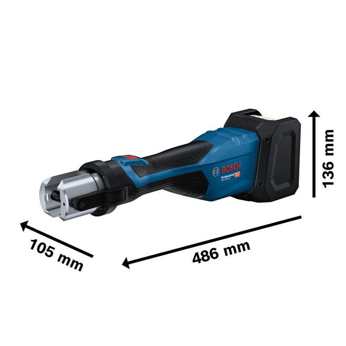 Bosch Professional GPT 18V-32 sertisseuse 32 kN + Kit RFz 12/16/20 (sans batterie ni chargeur) en XL-Boxx