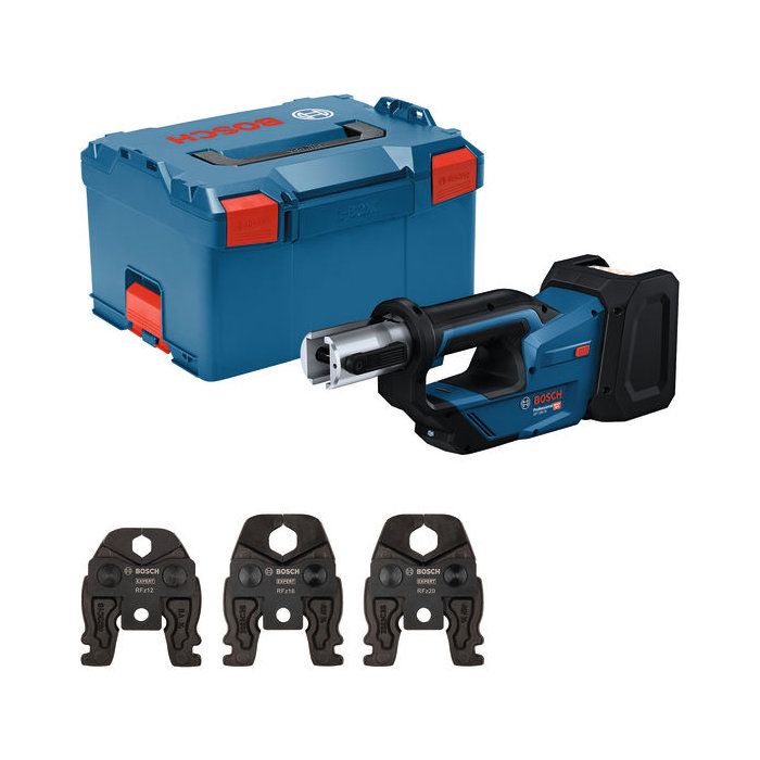 Sertisseuse GPT 18V-19 Professional + Kit RFz 12/16/20 sans batterie, ni chargeur - Livrée en L-Boxx 238 - BOSCH - 06019M2005