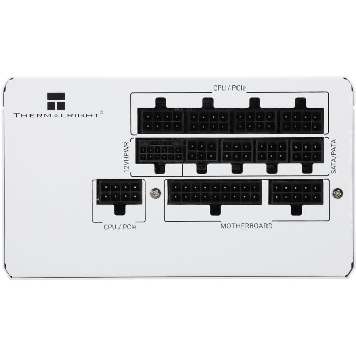 THERMALRIGHT - TG1000 - Alimentation PC - 1000 W - 80+ Gold - ATX3.0 - Full modulaire - PCI-E 5.0 Blanc