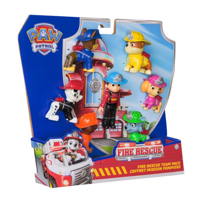 Figurines Pat Patrouille Fire Rescue Multipack