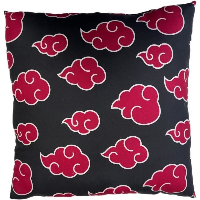 Coussin double face - Carré - NARUTO SHIPPUDEN - Akatsuki - Microfibre - 40 x 40 cm