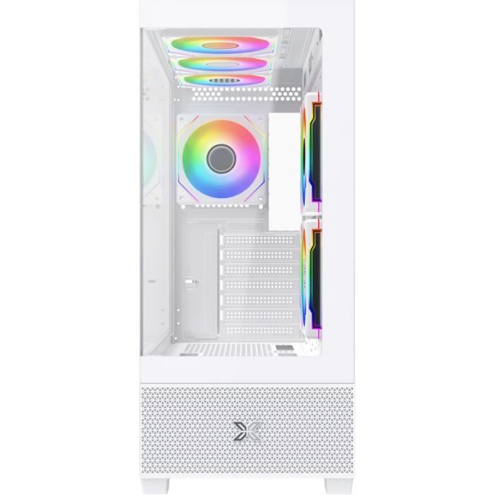 Boitier sans alimentation - XIGMATEK Alphard Arctic - Moyen tour - Format E-ATX - Blanc